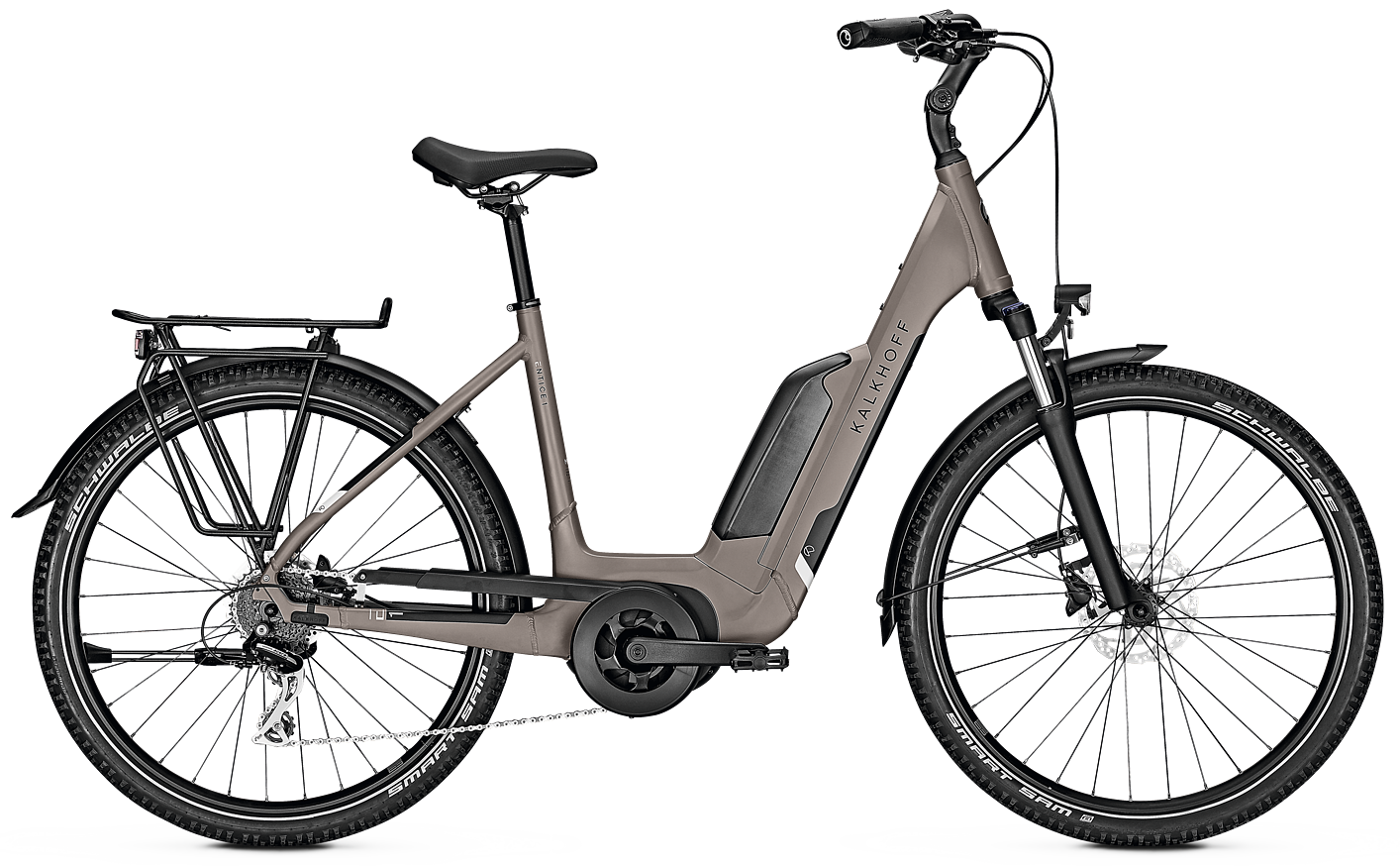 Entice 1.b Move 500wh Dame   Grå fra Kalkhoff