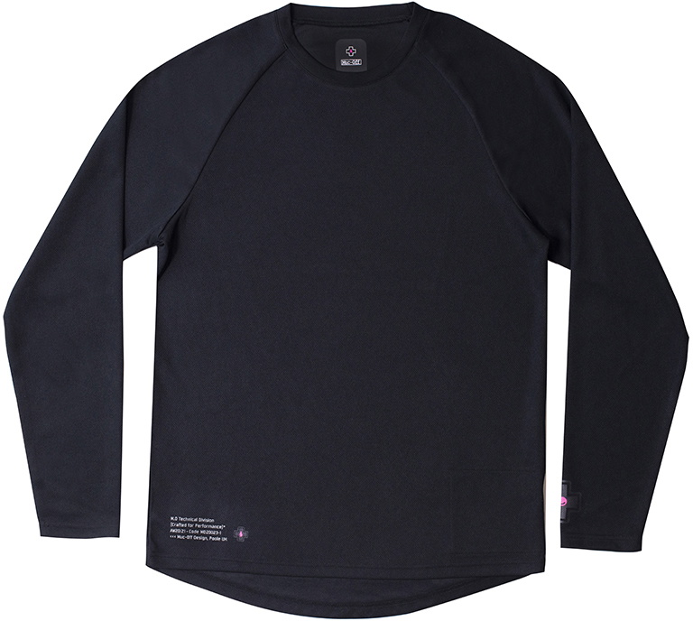 Muc Off Riders Jersey   Long Sleeve   Sort fra Muc-off