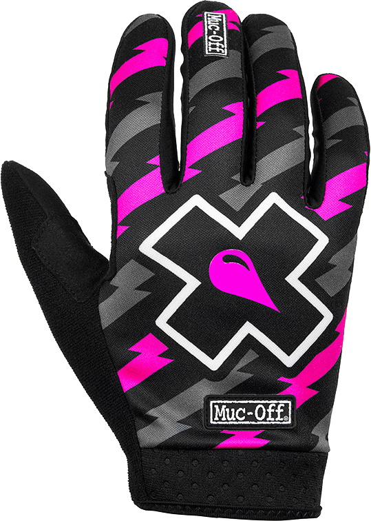 Muc Off Mtb Glove Bolt   Cykelhandske   Sort Pink fra Muc-off