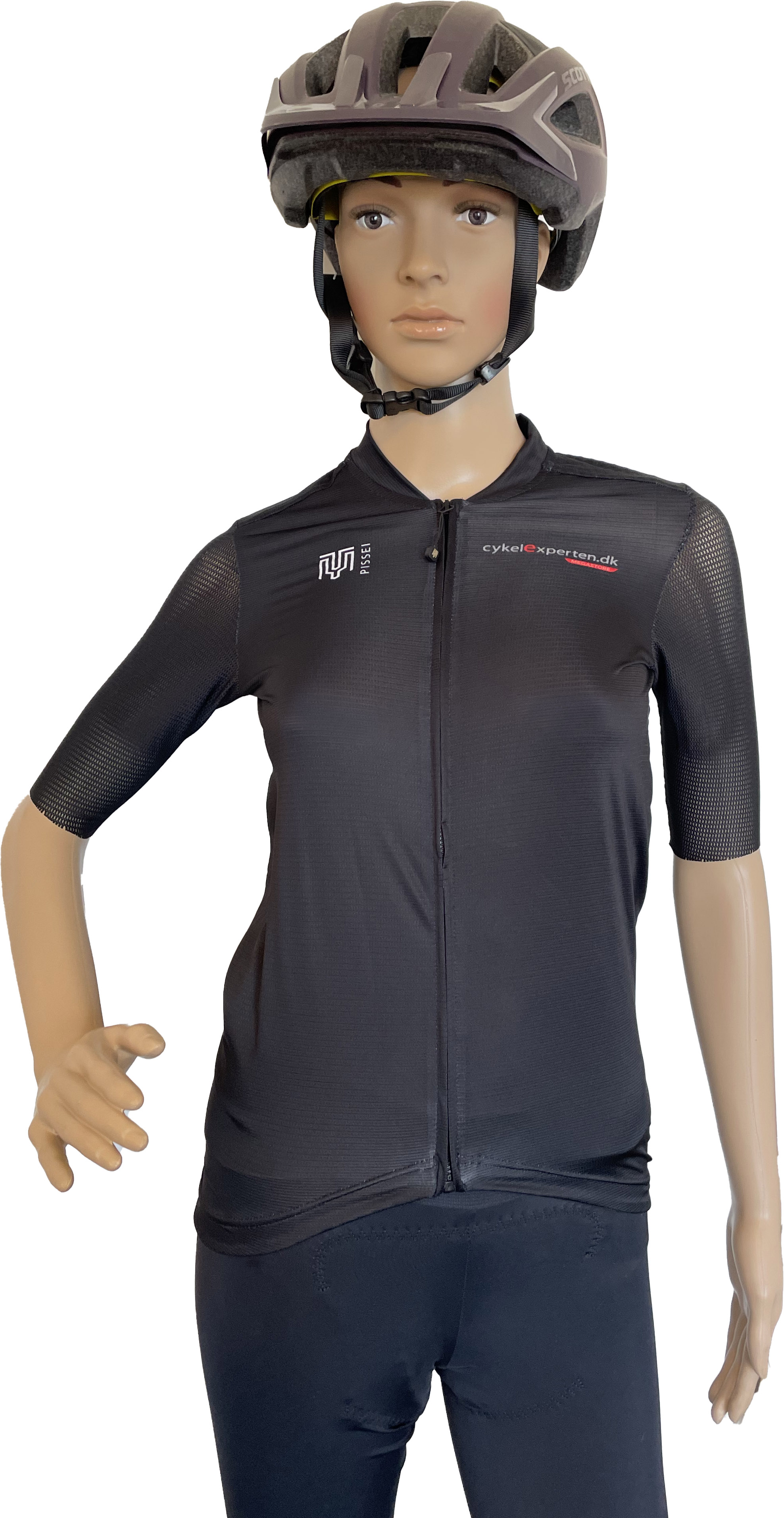 Magistrale Cykelexperten Jersey   Sort fra Pissei