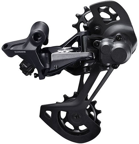 Bagskifter Xt M8100 Shadow+   12 Speed Dobbelt fra Shimano
