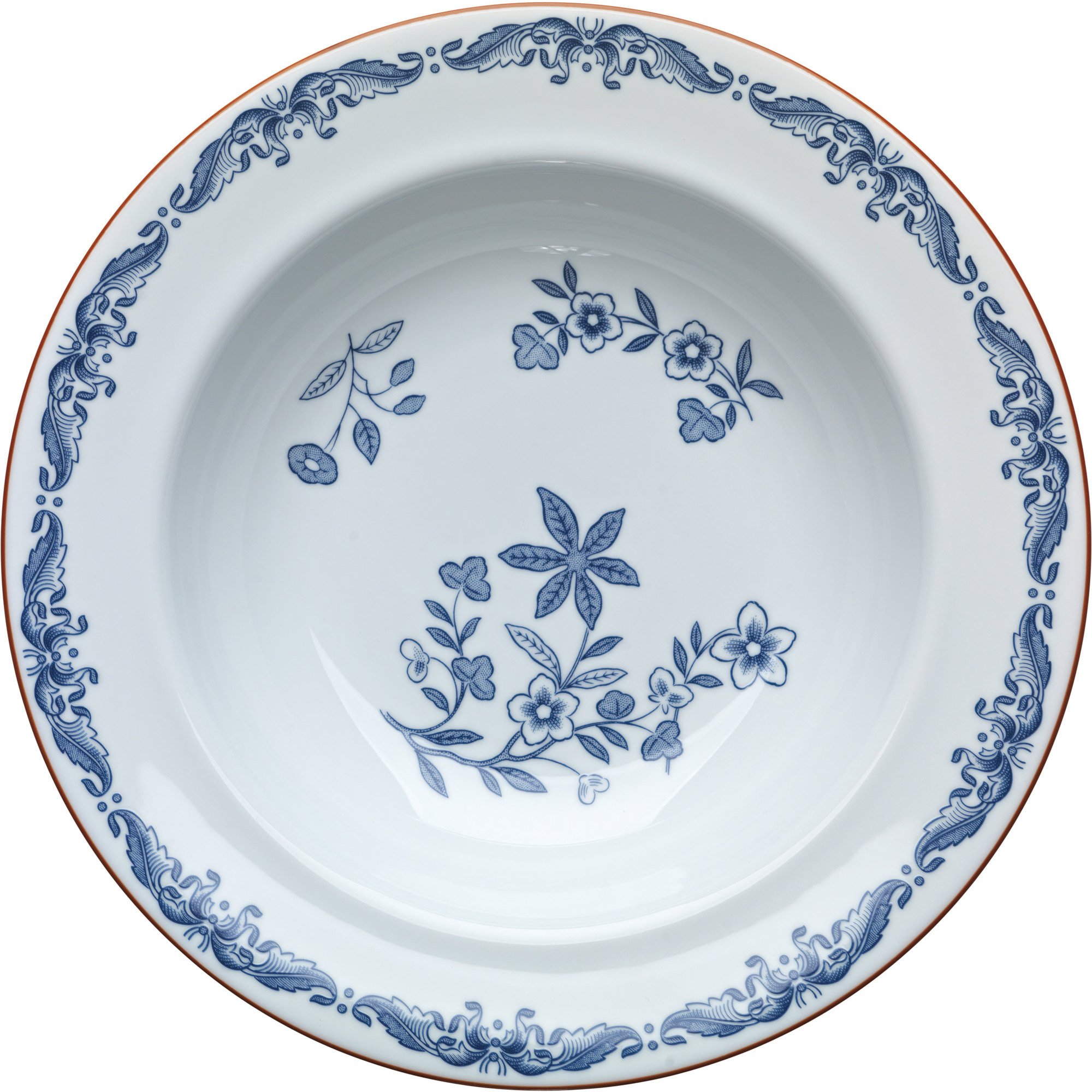 Ostindia Tallerken Dyb 24 Cm. fra Rörstrand