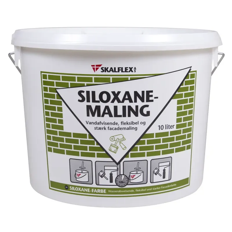 Facademaling Siloxane   Hvid 5lt fra Skalflex