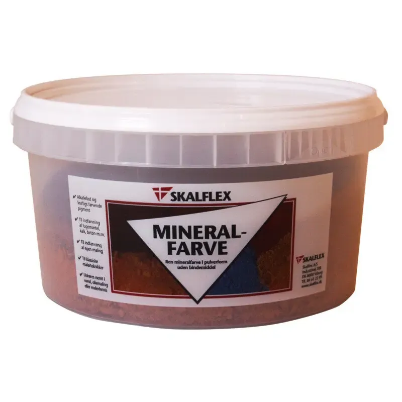 Mineralfarve Oxydbrun 1,0 Kg - Skalflex