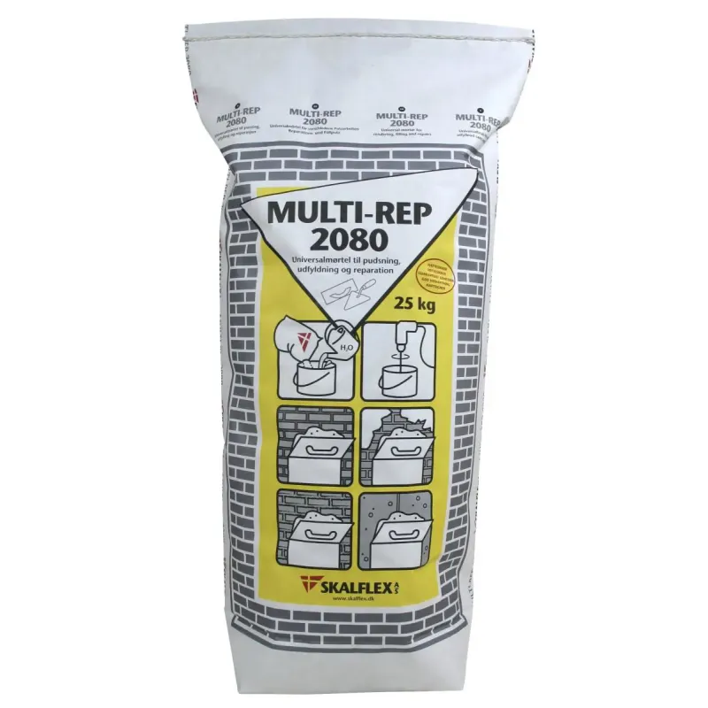 Reparationsmørtel Multi Rep 2080 25 Kg fra Skalflex