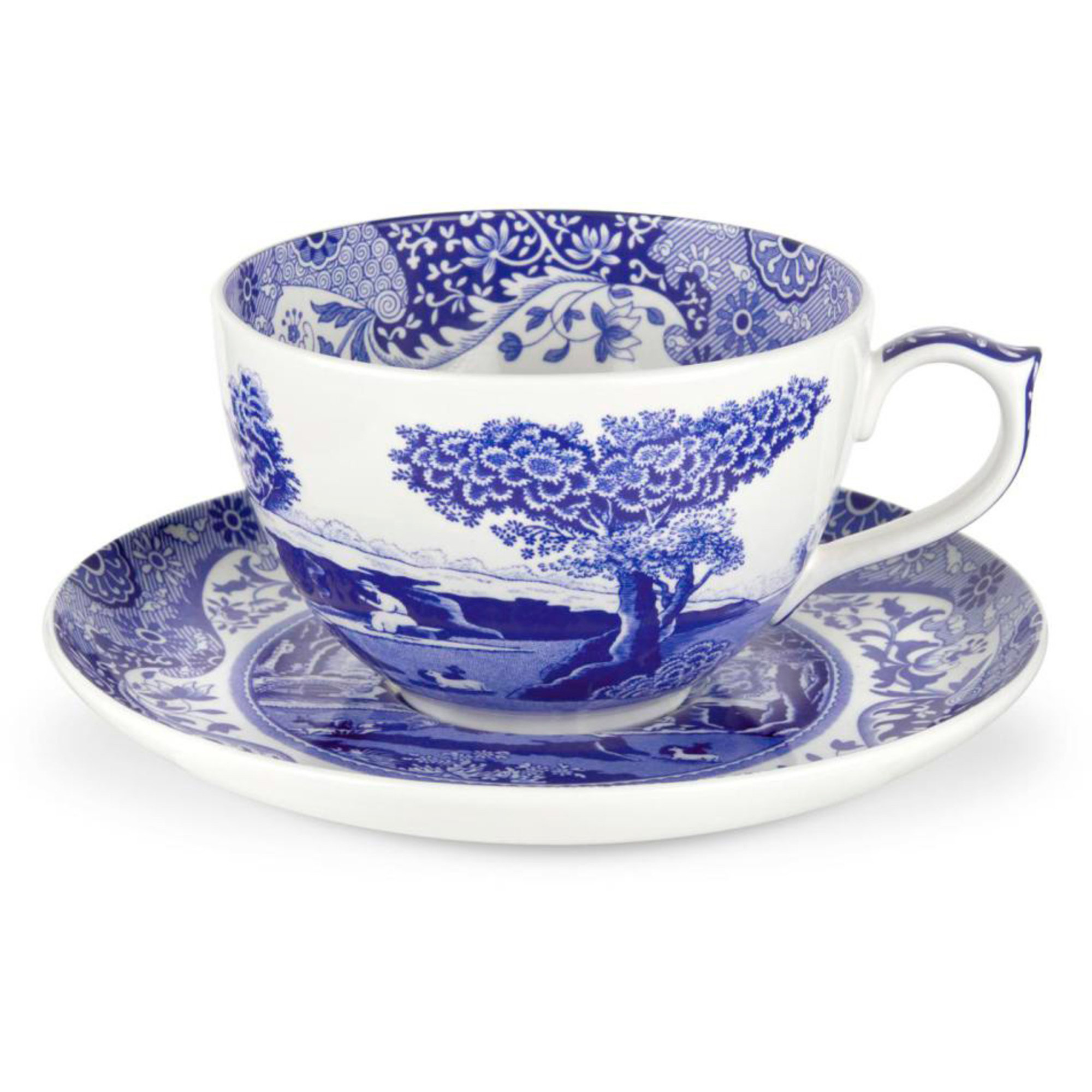Jumbokop M. Underkop 'blue Italian' fra Spode