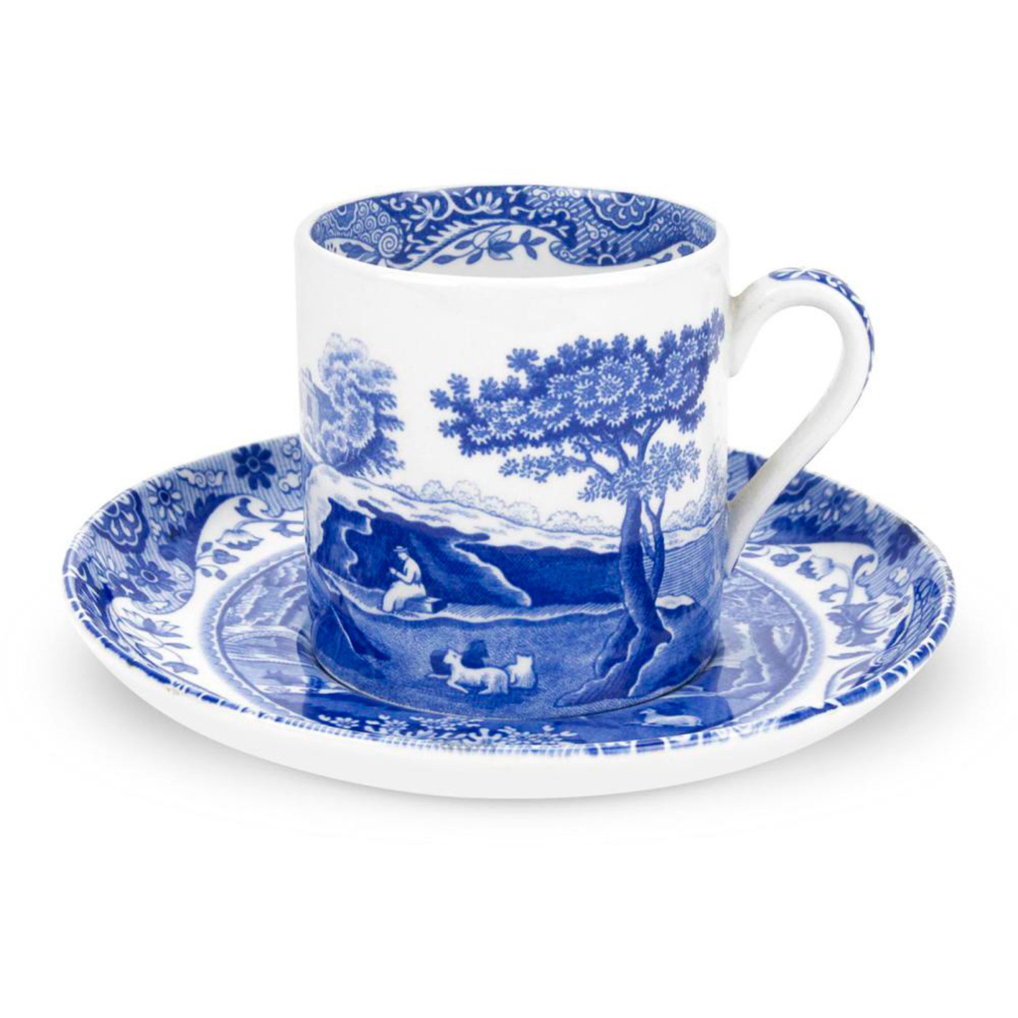 Kaffekop M. Underkop 'blue Italian' fra Spode