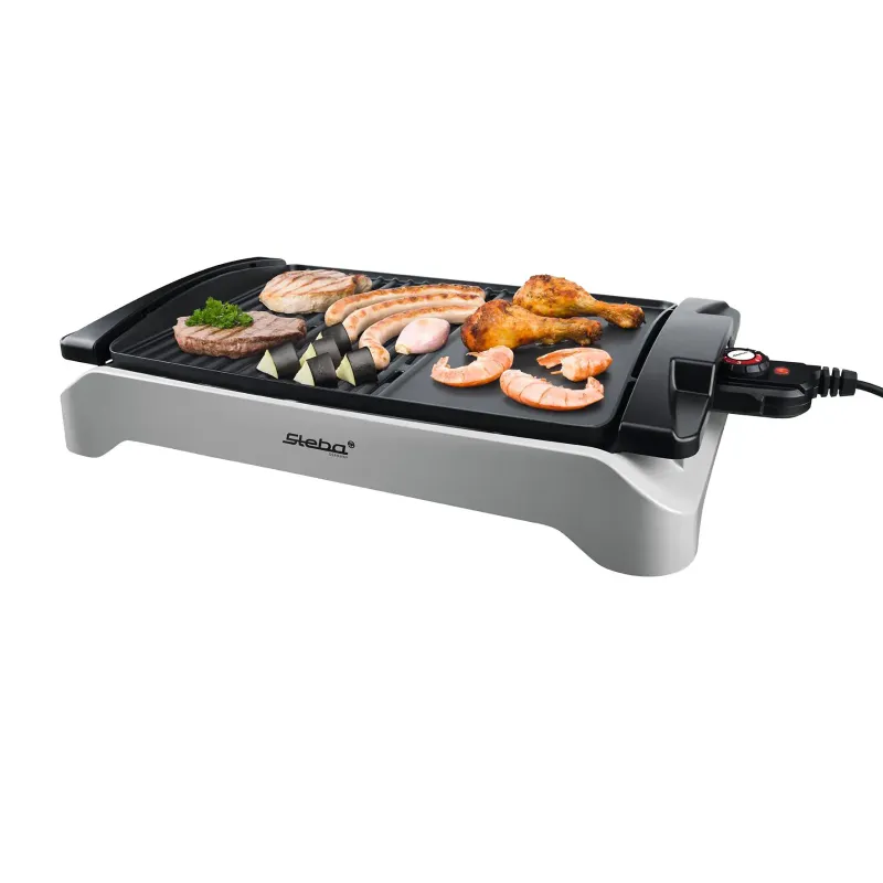 Bbq Bordgrill Sort Grå   Stvg101 fra Steba