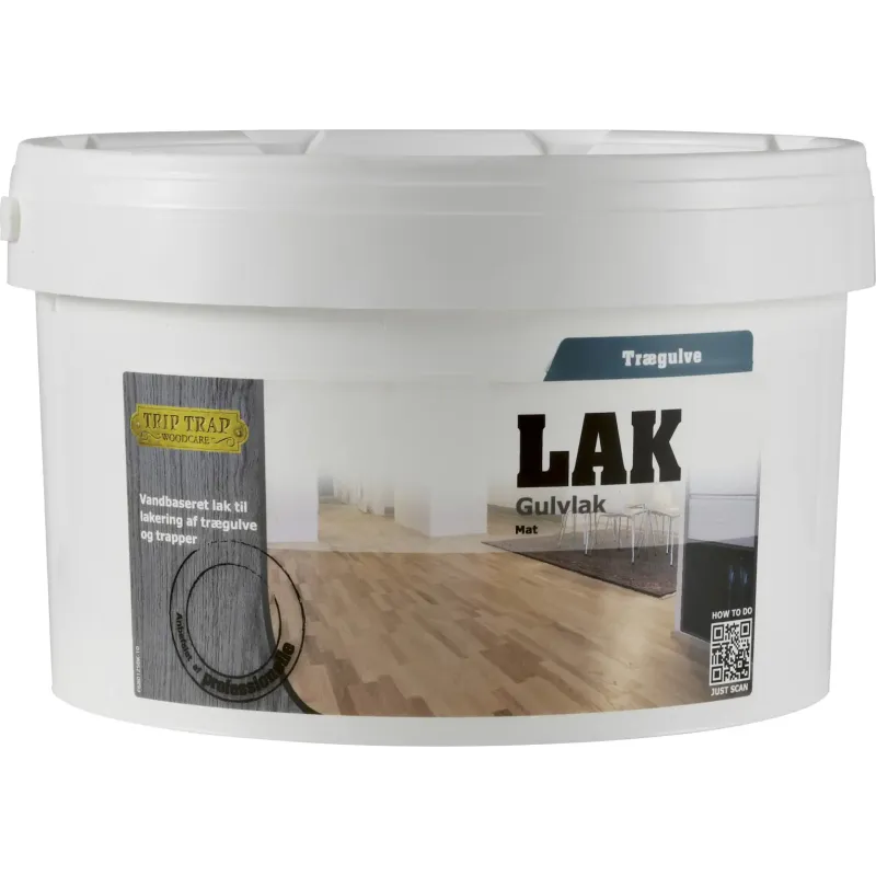 Gulvlak Mat 2,5lt fra Trip Trap