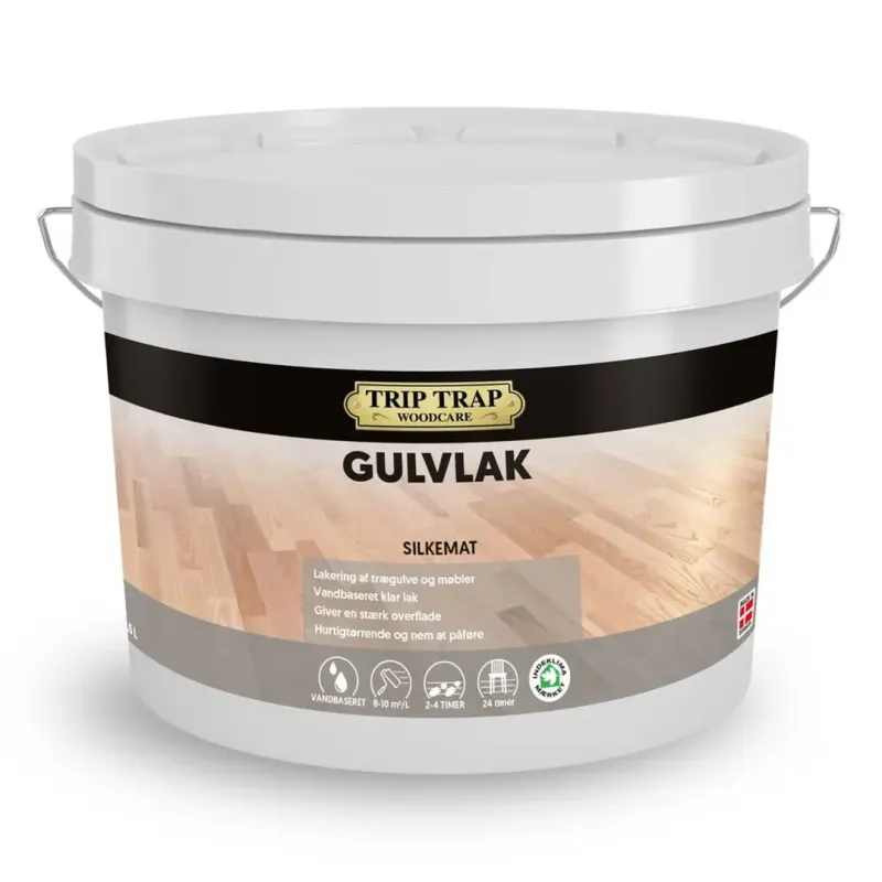 Gulvlak Silkemat 2,5lt fra Trip Trap