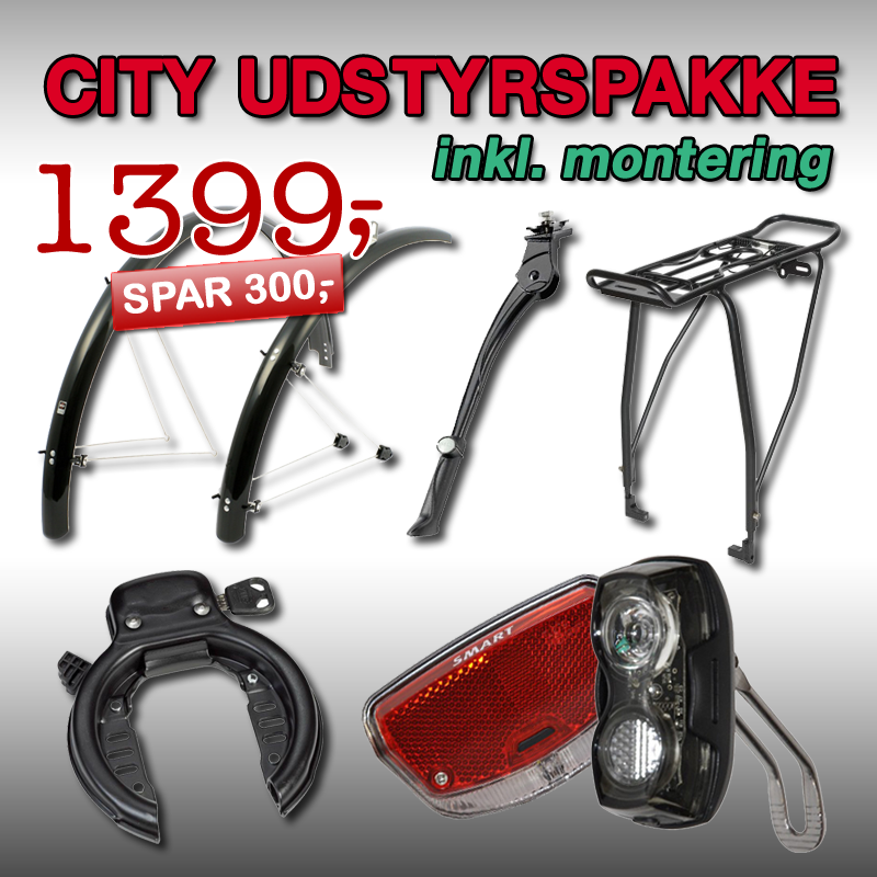 Basis Vare Citybike Udstyrspakke 5 Inkl. Montering! fra Diverse