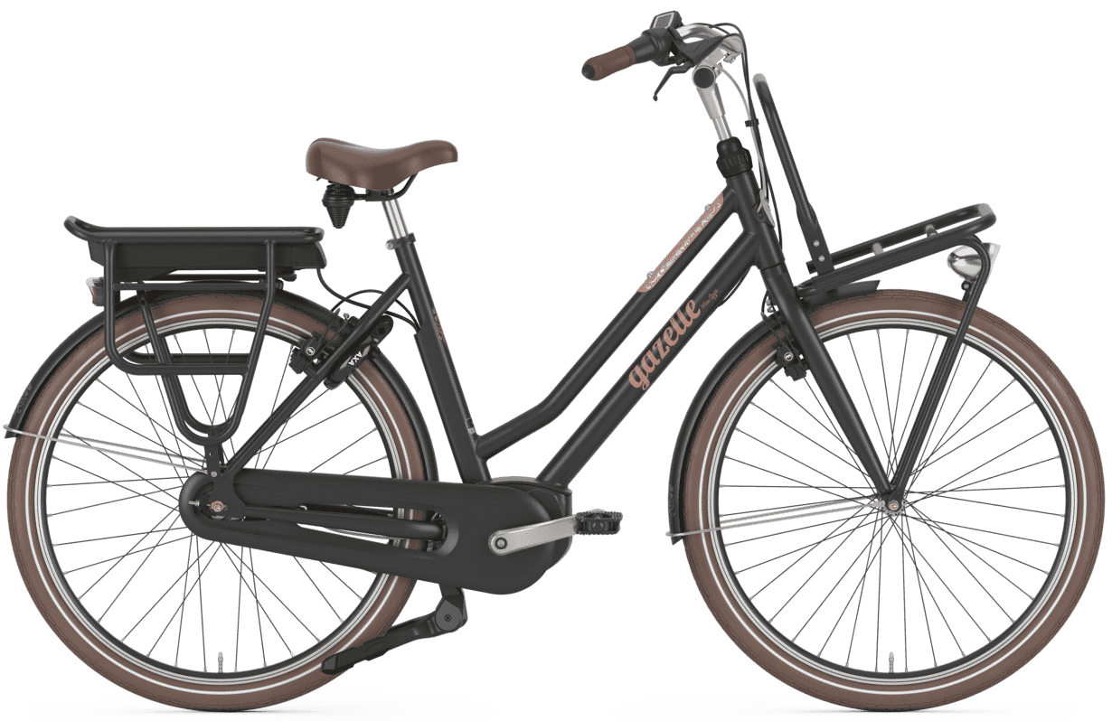Miss Grace C7+ R Hmb 400wh Dame 7g 2022   Sort fra Gazelle