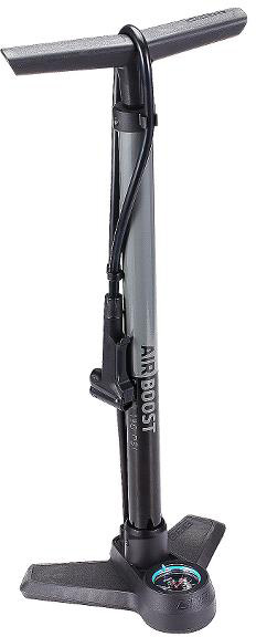 Fodpumpe Airboost 9bar 130psi M. Manometer   Sort fra Bbb