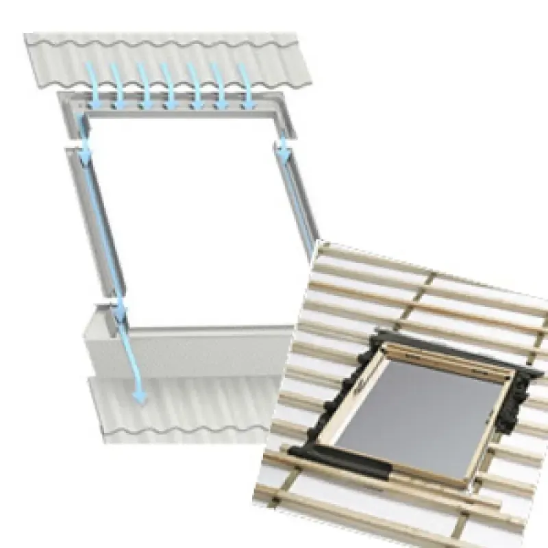 Inddækningspk.prof.tagm 78x140 Mk08 M Bdx  Edw Mk08 2000 fra Velux