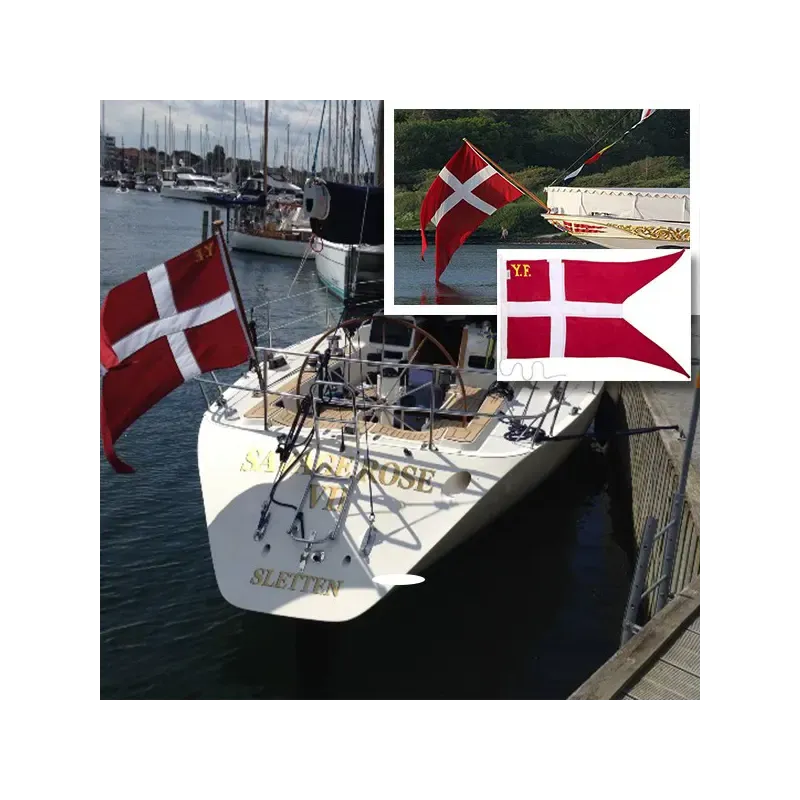 Yf Splitflag 80 X 42 Cm fra Fyns Flagstang Industri