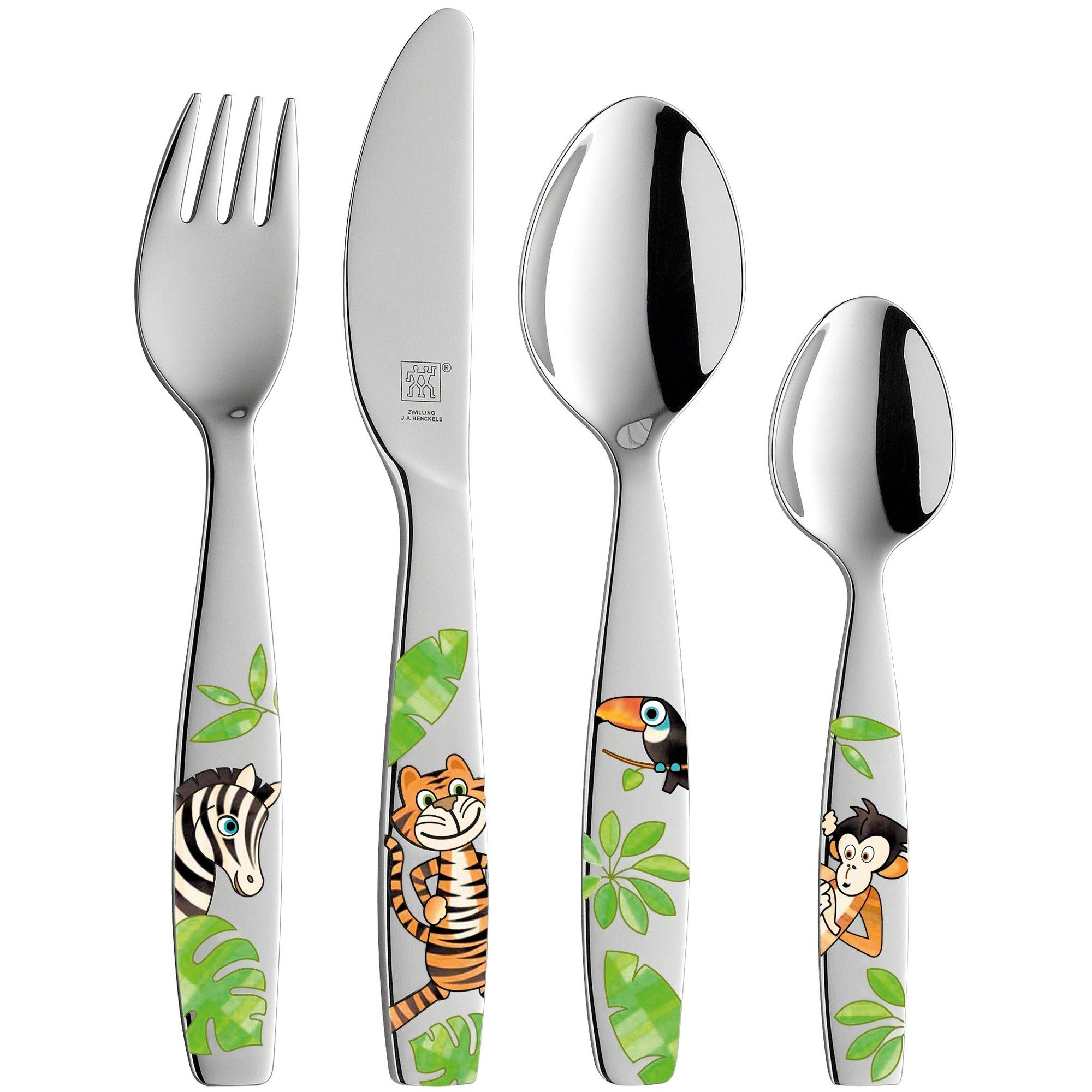 Børnebestik, Jungle 4 Stk. fra Zwilling