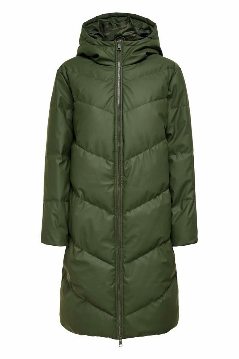Jakke   Ulrikka Water Repellent Puffa   Forest Night fra Jdy