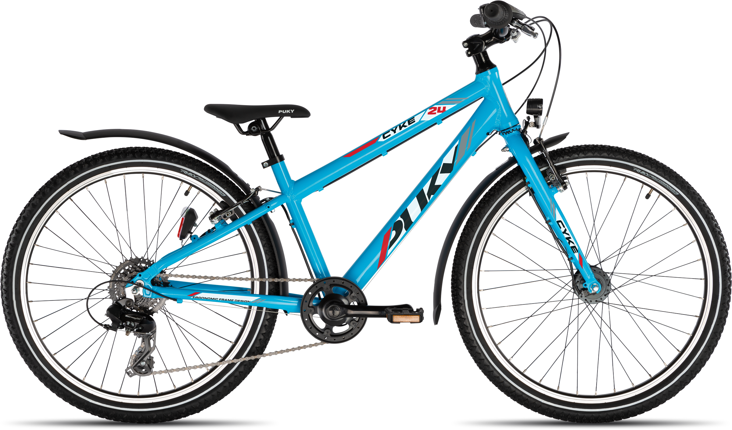 Cyke 24 8 Light Active 24"   Blå fra Puky