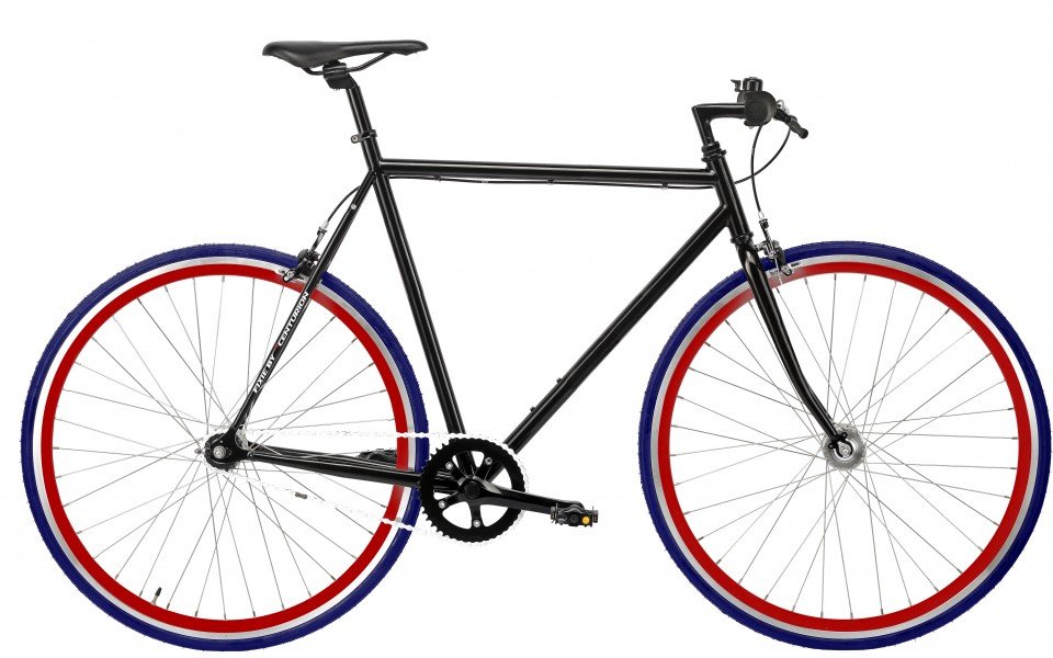 Fixie 1g (rød Blå Hjul)   Kampagne fra Centurion