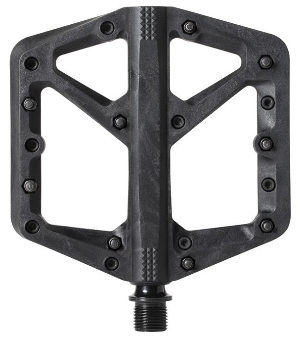 Flat Pedal Stamp 1   Large   Black fra Crankbrothers