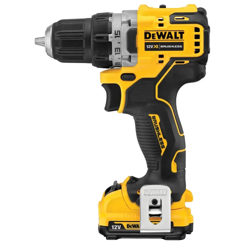 12v Xr Boremaskine 2x 2.0ah Tstak   Dcd701d2 Qw fra Dewalt